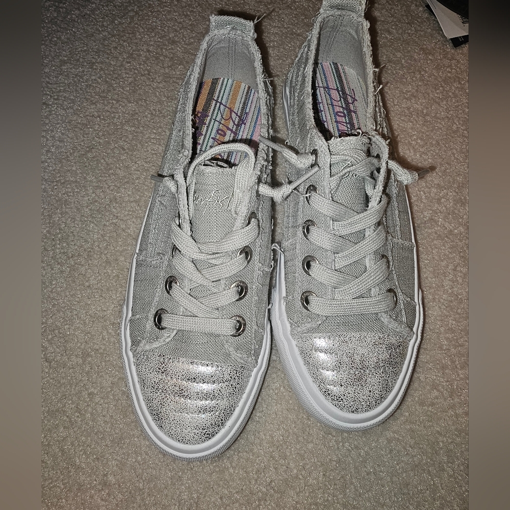 Blowfish play shine sneakers in metallic